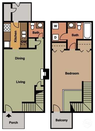 The Cottonwood Floor Plan 1